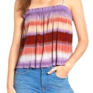 NWT Madewell Nicole pleated flyaway tank xxs